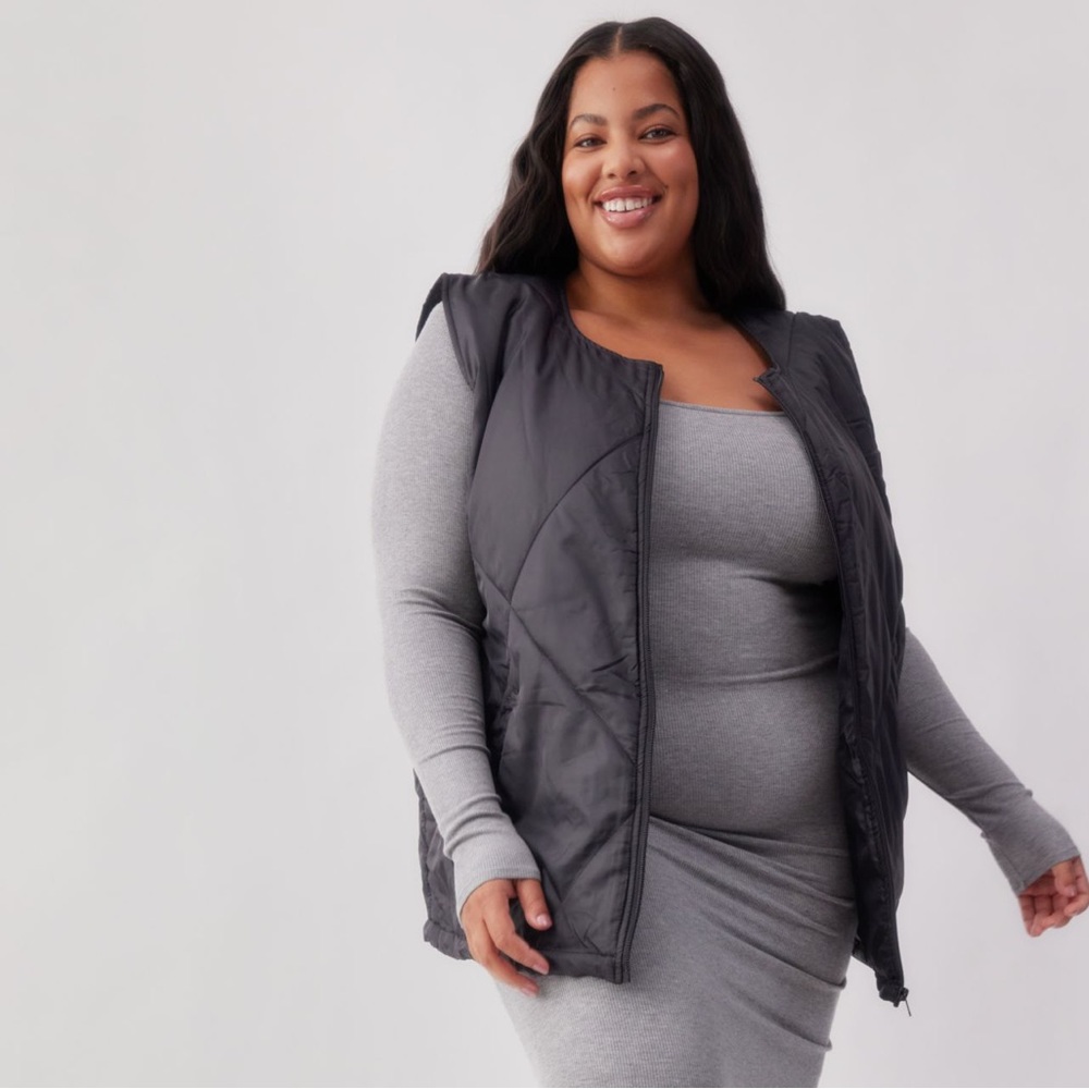 NWT! Socialite Quilted Vest PLUS (X1/X2//X3)